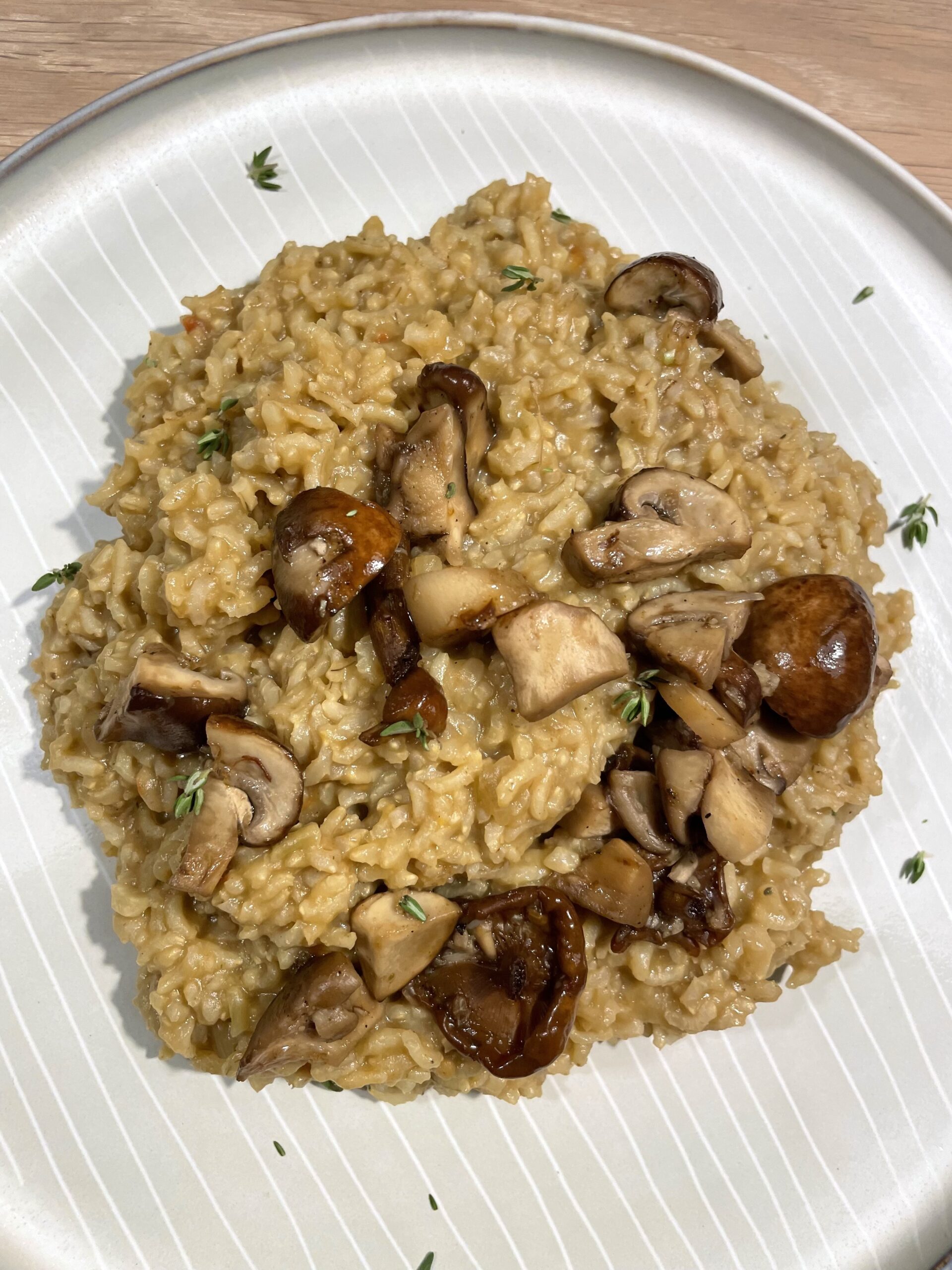 Recept romige plantaardige aubergine risotto Dokter Valentine